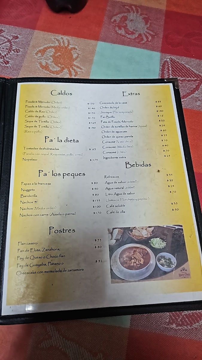 Cenaduria Mary Chuy LA JOYA Menu - Image 2