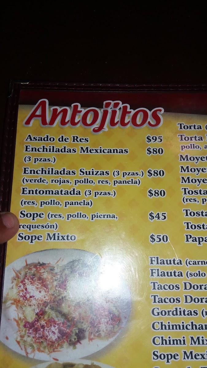 Cenaduria Mary Chuy LA JOYA Menu - Image 3